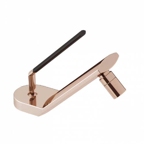 Bidet faucet ZEN upright lever mixer | rose gold