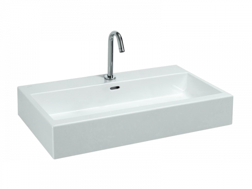 Washbasin LIVING CITY 800 x 460 x 144 | on the board without battery hole