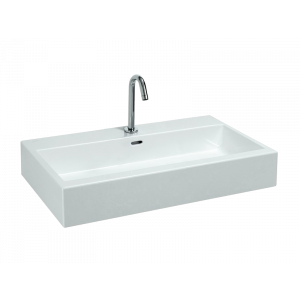 Washbasin LIVING CITY 800 x 460 x 144 | on the board without battery hole