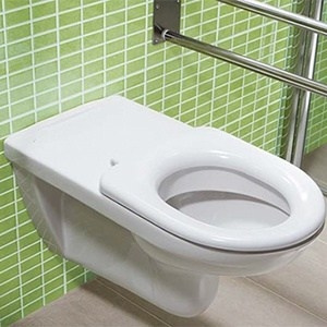 Wall-mounted toilet DEEP BY JIKA | 360 x 700 x 380 | for the disabled