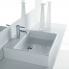 Sink BOX 505 x 480 x 125 | wall-hung or counter | white