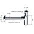 Sink trap 958L | white mattte