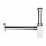 Washbasin siphon Ø32 DESIGN all-metal | 960 | angular | chrome gloss