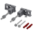 TECEprofil module attachment with depth adjustment and quick closure