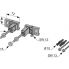 TECEprofil module attachment with depth adjustment and quick closure