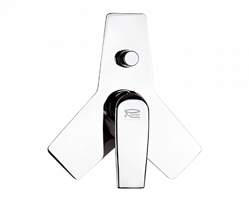 Concealed module ATMOS lever, two-way, Y | chrome gloss