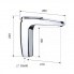 Sink faucet CAE 780 upright lever mixer, hight