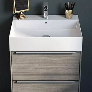 Vessel or wall-mounted sink Inspira 600 x 490 x 120