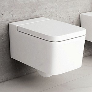 WC Inspira Square | Rimless | závesný | biela