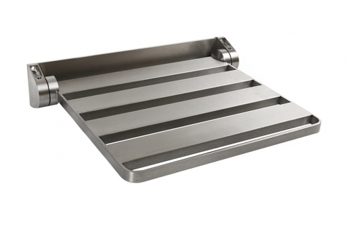 Stainless steel shower seat II | 392 x 470 x 90