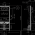 Alcadrein mounting element with universal WC connection with bidet function | front control | 1120