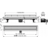 Liniový podlahový žlab APZ23 | 950