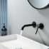 Wash basin faucets Circulo | wall concealed | black mattte