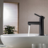 Wash basin faucets Circulo | upright faucet fixtures | low | black mattte