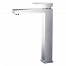 Sink faucet CUBE upright lever mixer, high | chrome