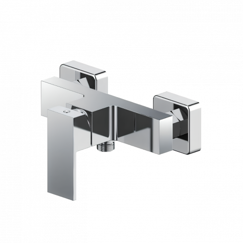 Shower faucet CUBE lever mixer | chrome