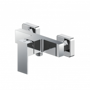 Shower faucet CUBE lever mixer | chrome