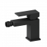 Bidet faucet CUBE | upright lever mixer | black mattte