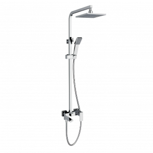 Shower and bath set CUBE | lever faucet | chrom