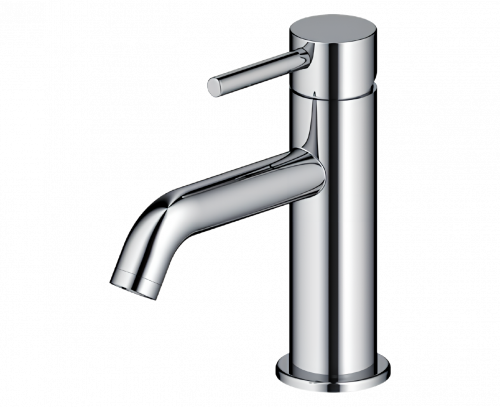 Wash basin faucets Circulo | upright faucet fixtures | low | chrome polished