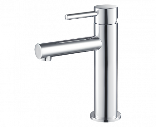 Wash basin faucets Circulo | upright faucet fixtures | low | chrome polished