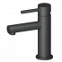 Wash basin faucets Circulo | upright faucet fixtures | low | black mattte