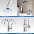 Wash basin faucets Circulo | J | upright faucet fixtures | low | chrome polished