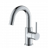 Wash basin faucets Circulo | J | upright faucet fixtures | low | chrome polished