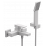 AU | Absolute Bath Faucet + Hand Spray + Hose + Hand Spray Clip | wall mounted | white mattte