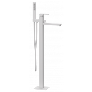 Bath faucet Absolute lever mixer, free-standing | white mattte