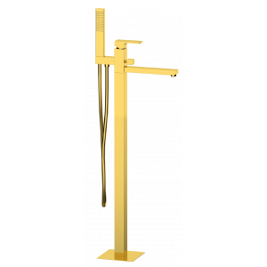 Bath faucet Absolute lever mixer, free-standing | gold gloss