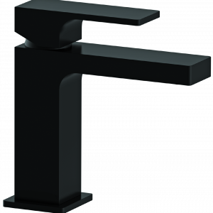 Wash basin faucets Absolute with drain cap | upright faucet fixtures | low | black mattte