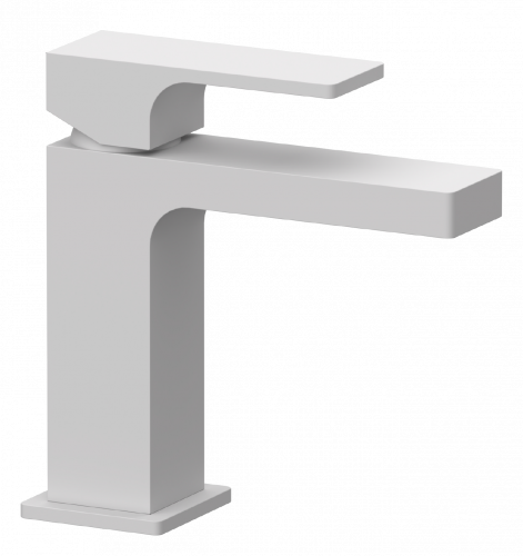 Wash basin faucets Absolute no rod hole | upright faucet fixtures | low | white mattte