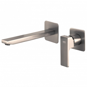 AU | Wash basin faucets Absolute | wall concealed | Lever | 230 | brushed nickel gloss