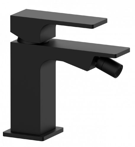 AU | Faucets for bidet Absolute with drain cap | Lever | black mattte