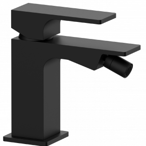 AU | Faucets for bidet Absolute with drain cap | Lever | black mattte