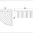 Corner wire shelf Bond 21x10 cm | chrome