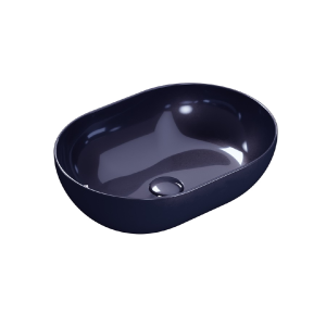 Countertop washbasin T-EDGE | 500x360x160 | Sapphire gloss