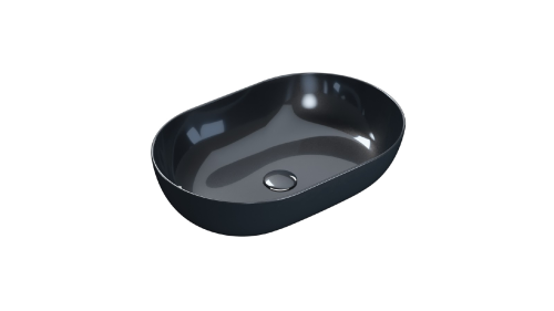 Countertop washbasin T-EDGE | 600x400x160 mm | Dehet gloss