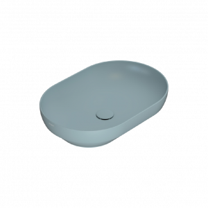 Washbasin T-EDGE | 600x410x140 mm | Blue mattte