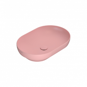 Washbasin T-EDGE | 600x410x140 mm | Pink mattte