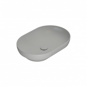 Washbasin T-EDGE | 600x410x140 mm | Light grey mattte