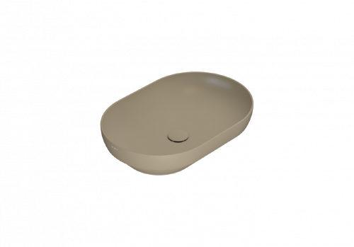 Washbasin T-EDGE | 600x410x140 mm | Pearl mattte