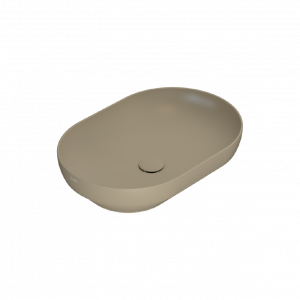 Washbasin T-EDGE | 600x410x140 mm | Pearl mattte