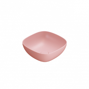 Washbasin T-EDGE | 380 x 380 x 160 | Pink mattte