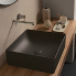 Washbasin T-EDGE | 420x420x140 | Black mattte