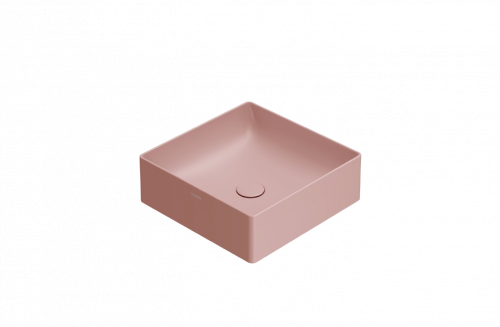 Washbasin T-EDGE | 420x420x140 | Pink mattte