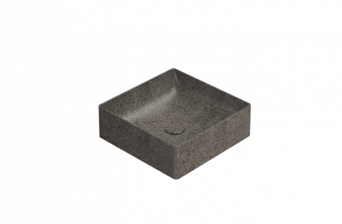 Washbasin T-EDGE | 420x420x140 | Pepperoni Grigio mattte