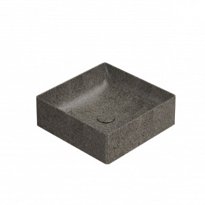 Washbasin T-EDGE | 420x420x140 | Pepperoni Grigio mattte