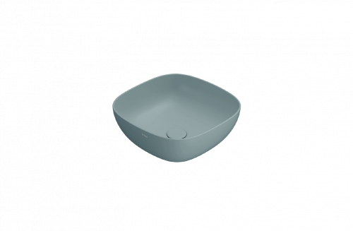 Washbasin T-EDGE | 420 x 420 x 160 | Blue mattte